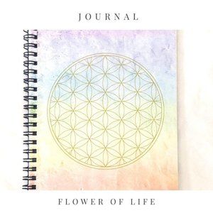 Flower of Life Gold Rainbow Journal